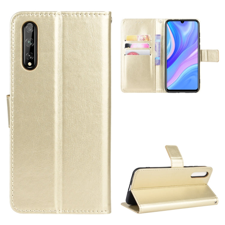 For Huawei P Smart S/Y8p/Enjoy 10S Retro Crazy Horse Texture Horizontal Flip Leather Case , with Holder & Card Slots & Photo Frame