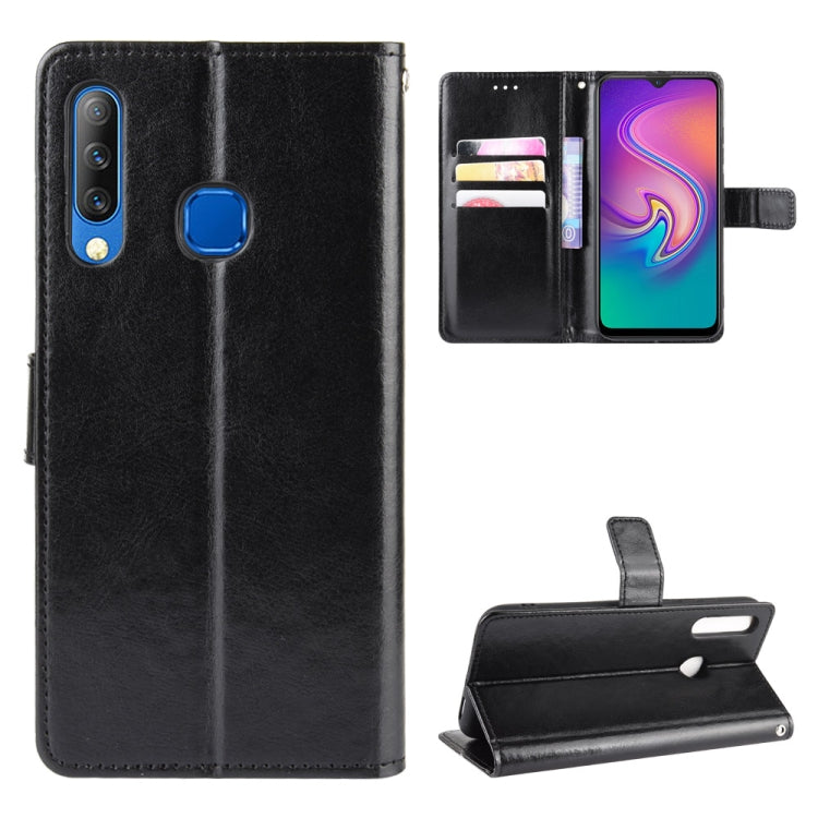 For Infinix Smart 3 Plus / X627 Retro Crazy Horse Texture Horizontal Flip Leather Case , with Holder & Card Slots & Photo Frame