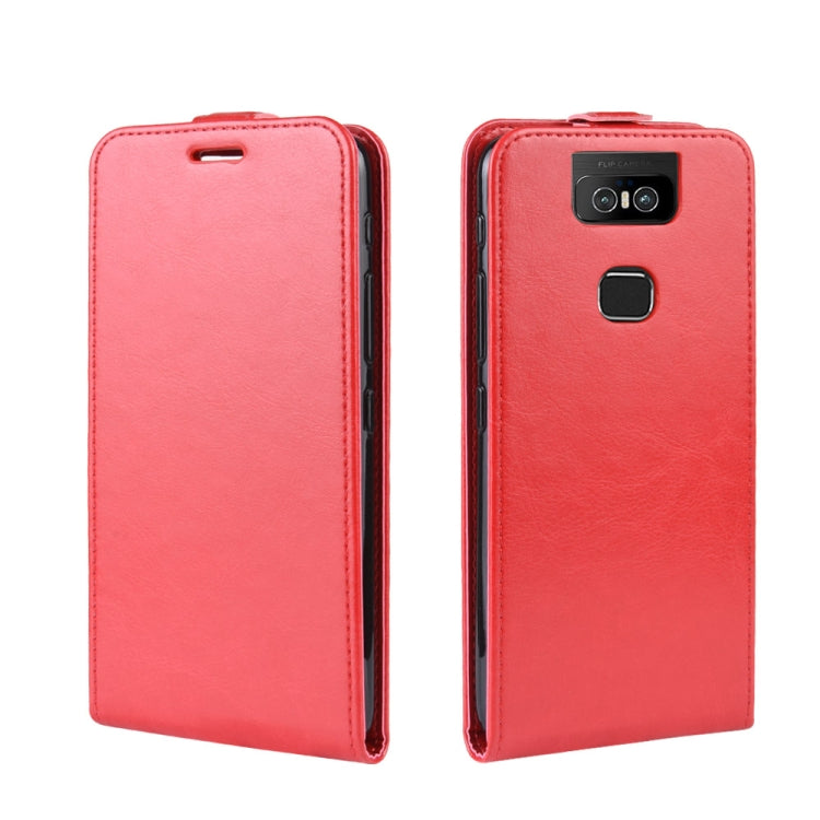 Crazy Horse Vertical Flip Leather Protective Case for Asus ZenFone 6 ZS630KL