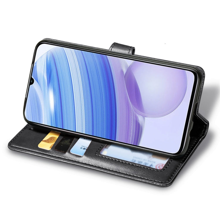 For Xiaomi Redmi 10X Pro 5G/10X 5G Retro Solid Color Leather Buckle Phone Case with Lanyard & Photo Frame & Card Slot & Wallet & Stand Function