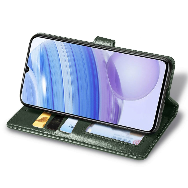 For Xiaomi Redmi 10X Pro 5G/10X 5G Retro Solid Color Leather Buckle Phone Case with Lanyard & Photo Frame & Card Slot & Wallet & Stand Function