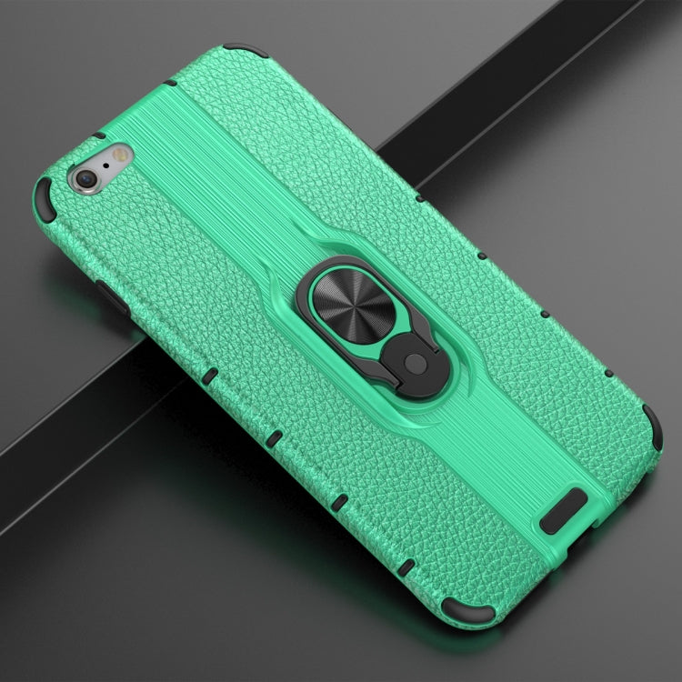 For iPhone 6 Plus Shockproof PC + TPU Case with Ring Holder