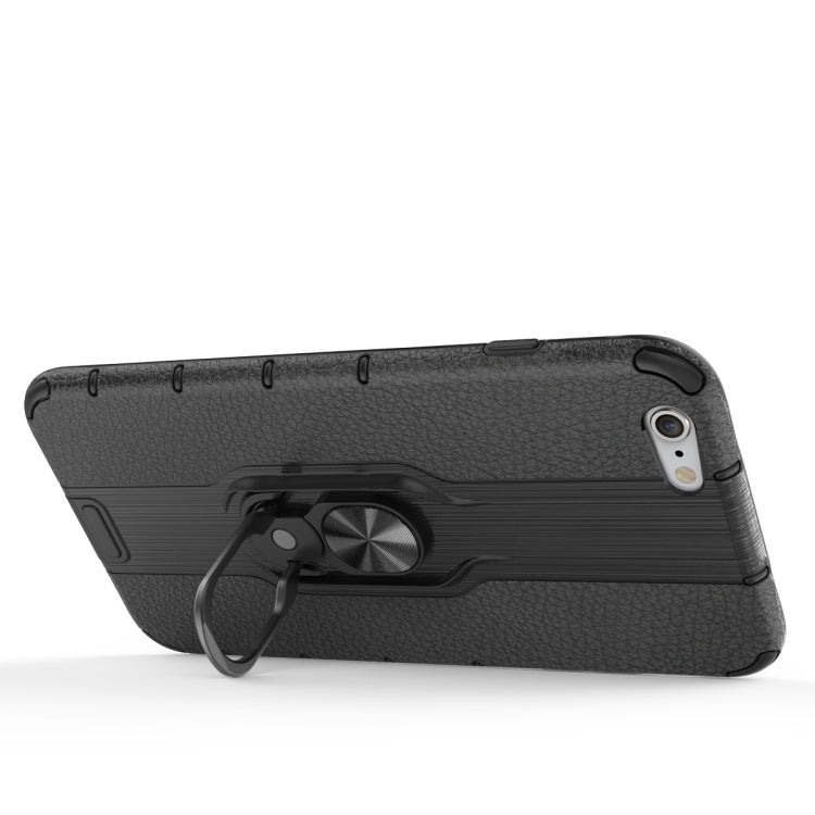 For iPhone 6 Plus Shockproof PC + TPU Case with Ring Holder