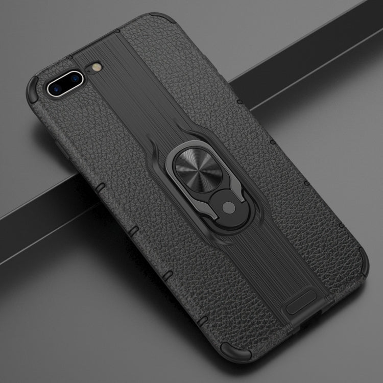 For iPhone 8 Plus / 7 Plus Shockproof PC + TPU Case with Ring Holder