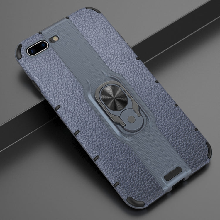 For iPhone 8 Plus / 7 Plus Shockproof PC + TPU Case with Ring Holder