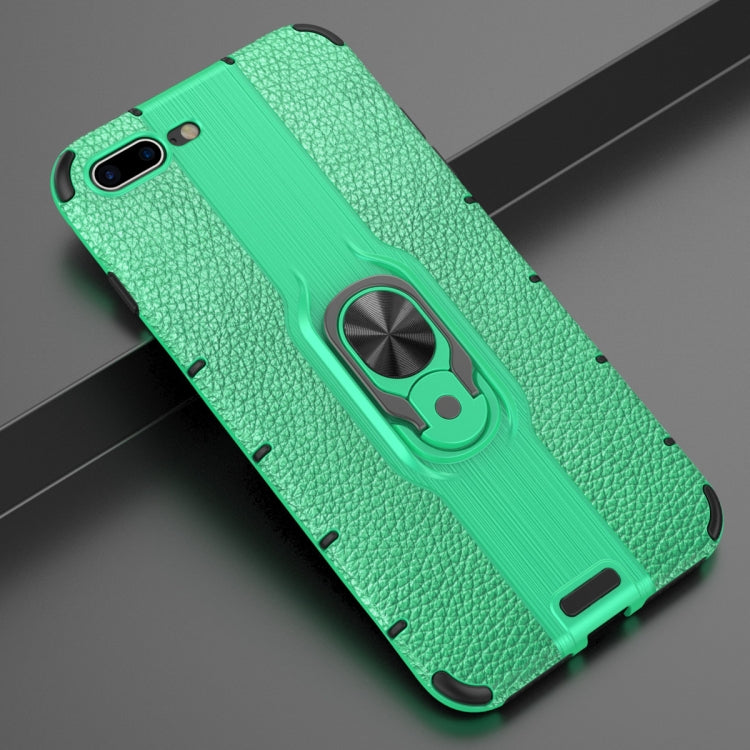 For iPhone 8 Plus / 7 Plus Shockproof PC + TPU Case with Ring Holder