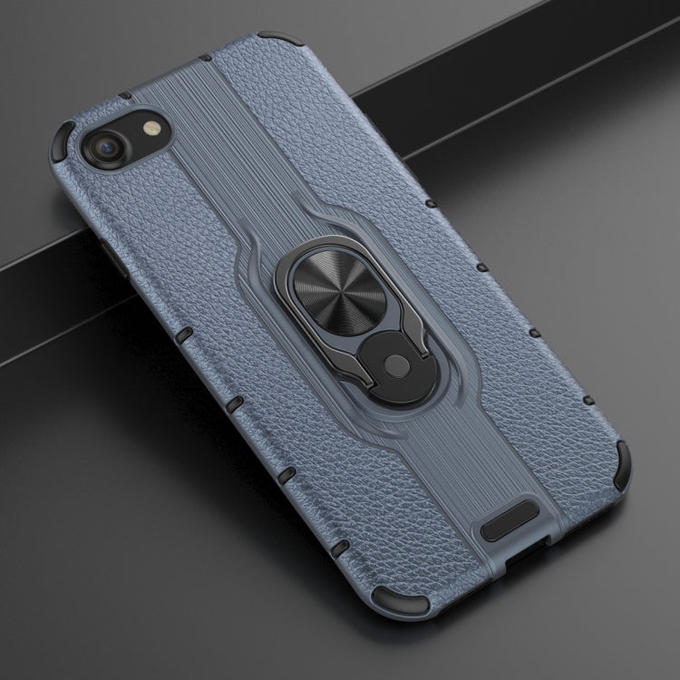 For iPhone SE 2022 / SE 2020 / 8 / 7 Shockproof PC + TPU Case with Ring Holder