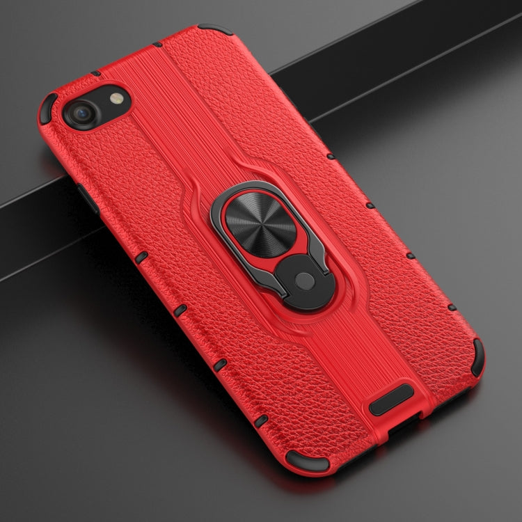 For iPhone SE 2022 / SE 2020 / 8 / 7 Shockproof PC + TPU Case with Ring Holder