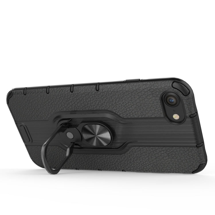 For iPhone SE 2022 / SE 2020 / 8 / 7 Shockproof PC + TPU Case with Ring Holder