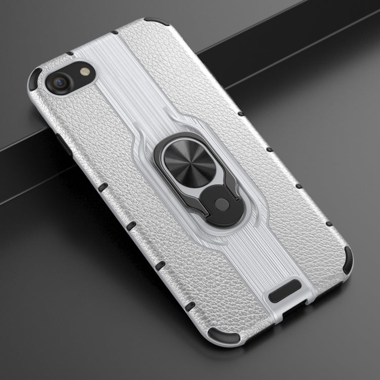 For iPhone SE 2022 / SE 2020 / 8 / 7 Shockproof PC + TPU Case with Ring Holder