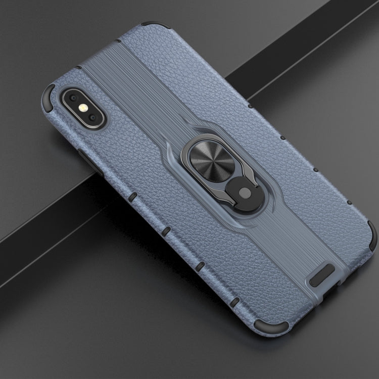 For iPhone Xs Max Shockproof PC + TPU Case with Ring Holder