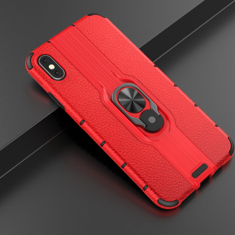 For iPhone Xs Max Shockproof PC + TPU Case with Ring Holder