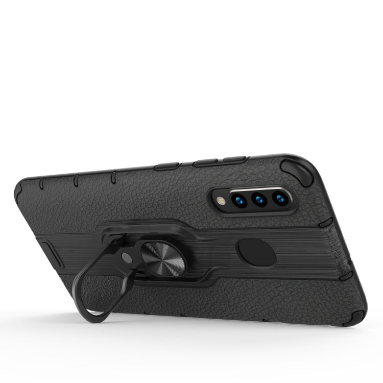 For Samsung Galaxy A50 Shockproof PC + TPU Case with Ring Holder