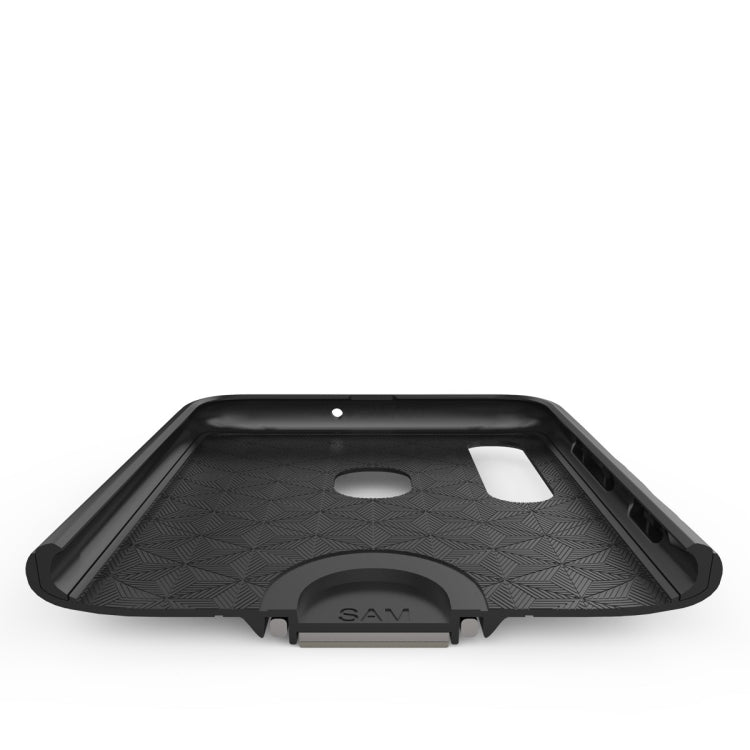 For Samsung Galaxy A50 Shockproof PC + TPU Case with Ring Holder