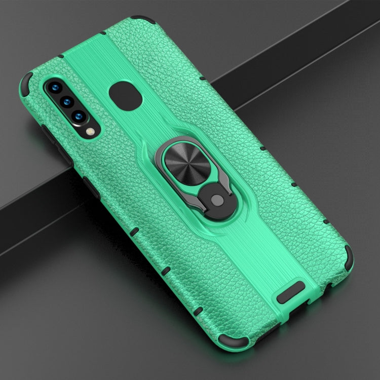 For Samsung Galaxy A50 Shockproof PC + TPU Case with Ring Holder