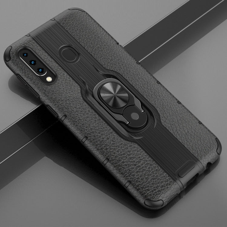 For Samsung Galaxy M30 Shockproof PC + TPU Case with Ring Holder
