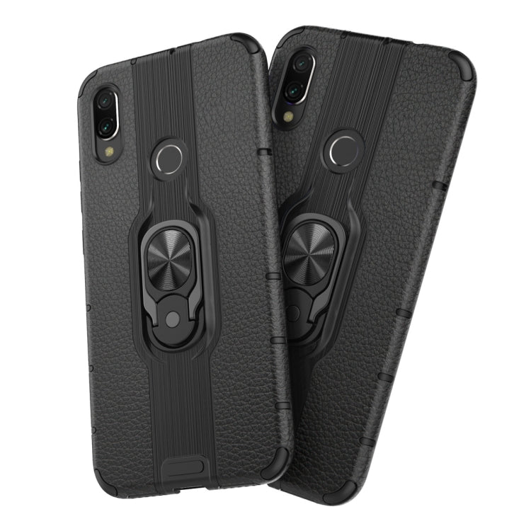 For Xiaomi Redmi Note 7 Shockproof PC + TPU Case with Ring Holder