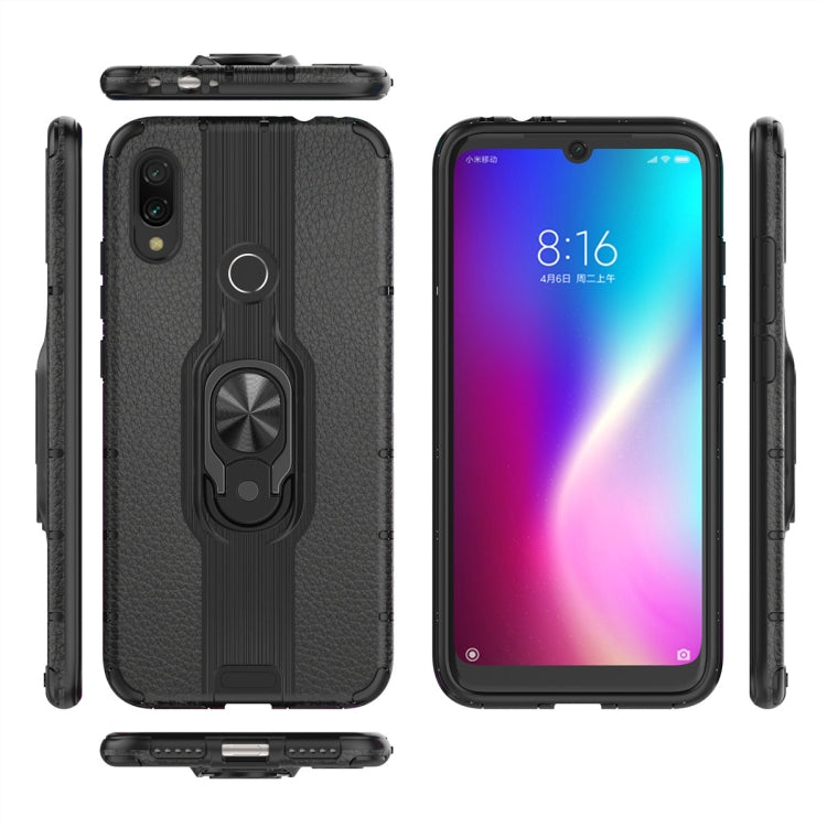 For Xiaomi Redmi Note 7 Shockproof PC + TPU Case with Ring Holder