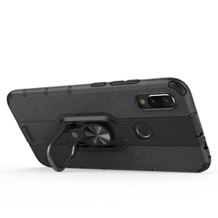 For Xiaomi Redmi Note 7 Shockproof PC + TPU Case with Ring Holder