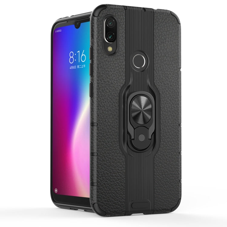 For Xiaomi Redmi Note 7 Shockproof PC + TPU Case with Ring Holder