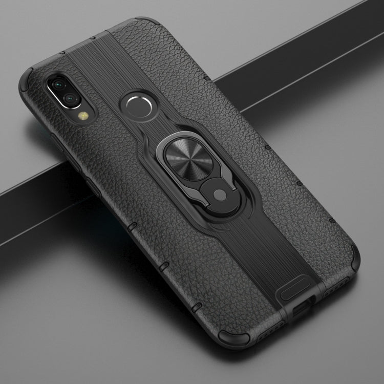 For Xiaomi Redmi 7 Shockproof PC + TPU Case with Ring Holder