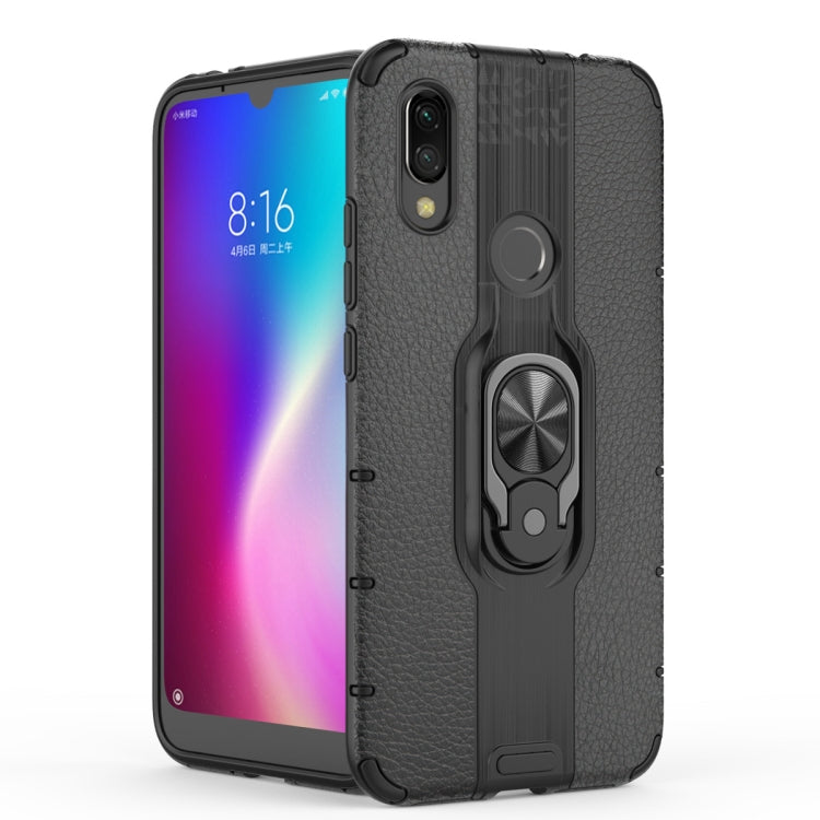 For Xiaomi Redmi 7 Shockproof PC + TPU Case with Ring Holder
