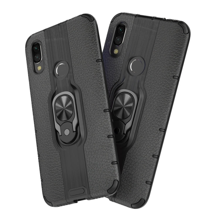 For Xiaomi Redmi 7 Shockproof PC + TPU Case with Ring Holder