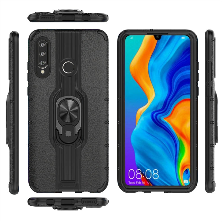 For Huawei P30 Lite Shockproof PC + TPU Case with Ring Holder