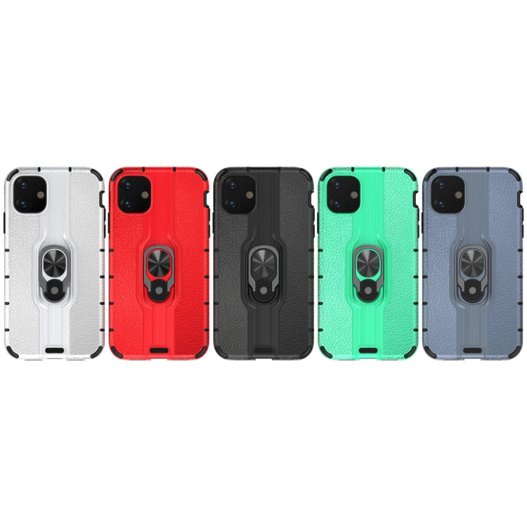 For iPhone 11 Shockproof PC + TPU Case with Ring Holder