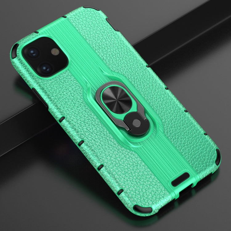 For iPhone 11 Shockproof PC + TPU Case with Ring Holder