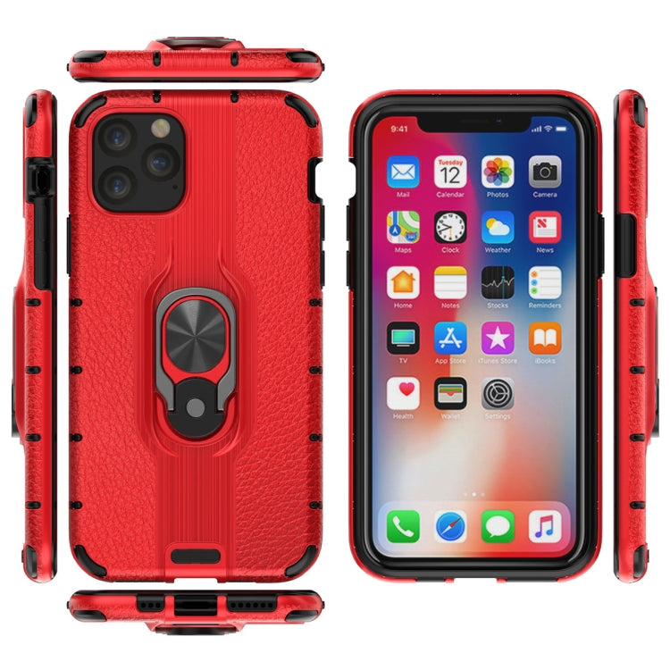 For iPhone 11 For iPhone11 Pro Shockproof PC + TPU Case with Ring Holder