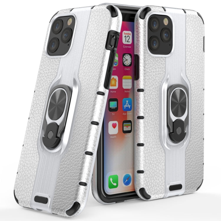 For iPhone 11 For iPhone11 Pro Shockproof PC + TPU Case with Ring Holder