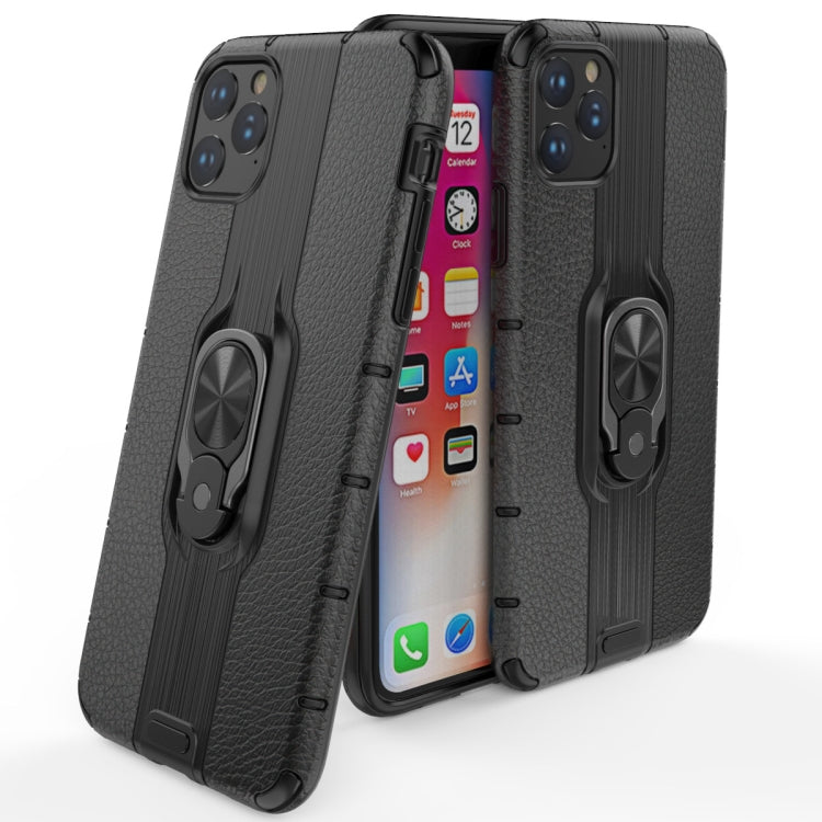 For iPhone 11 For iPhone11 Pro Max Shockproof PC + TPU Case with Ring Holder