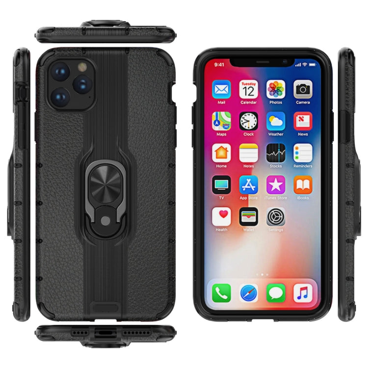 For iPhone 11 For iPhone11 Pro Max Shockproof PC + TPU Case with Ring Holder