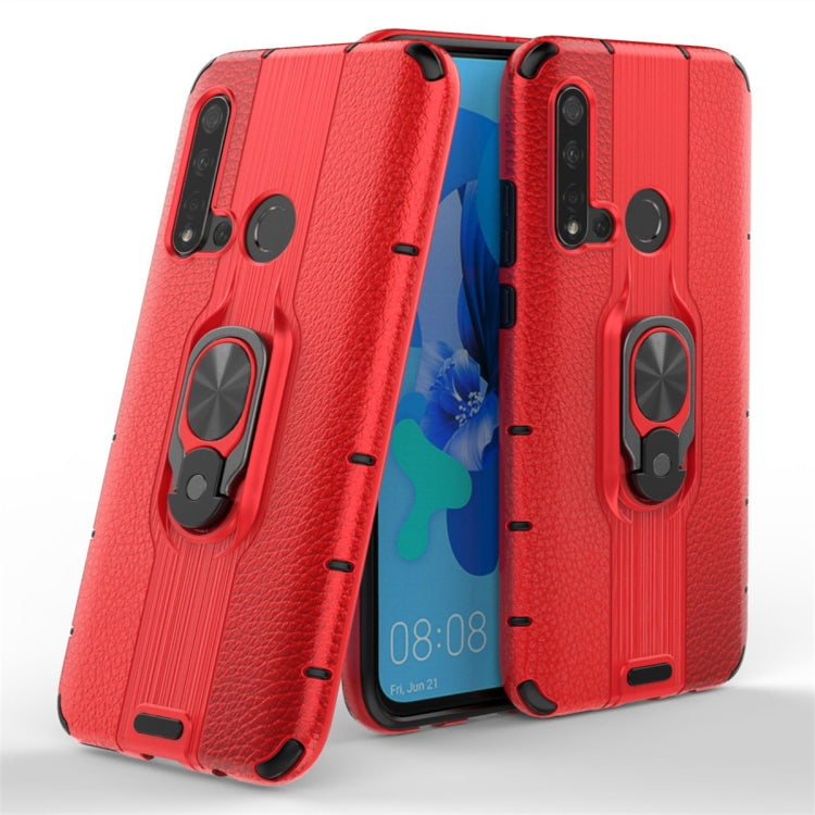 For Huawei P20 Lite 2019 Shockproof PC + TPU Case with Ring Holder