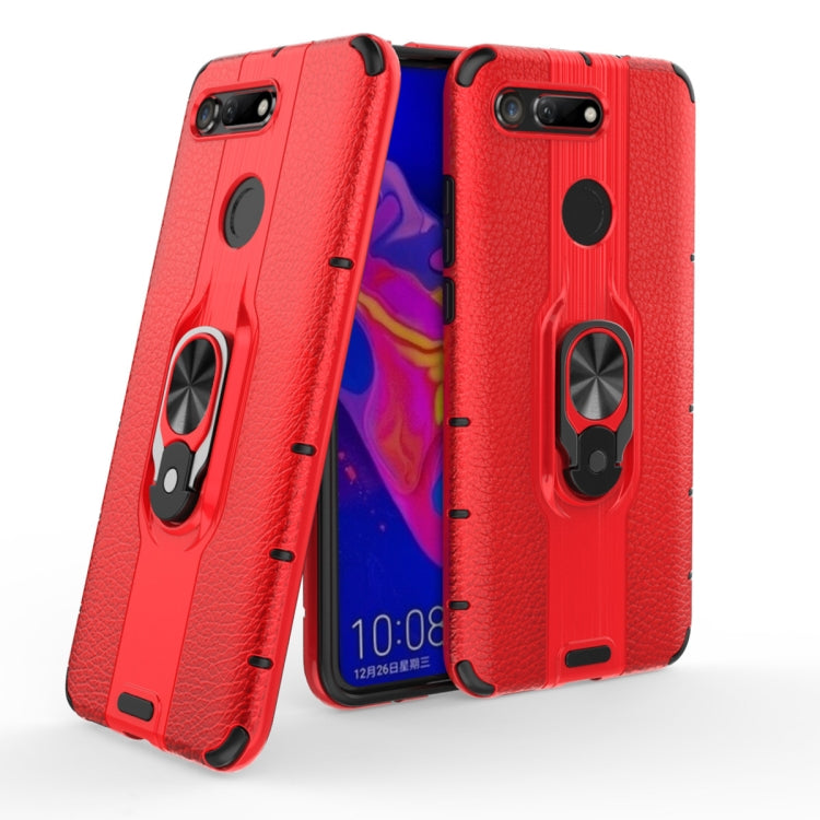For Huawei V20 Shockproof PC + TPU Case with Ring Holder