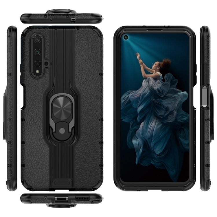 For Huawei Honor 20 Shockproof PC + TPU Case with Ring Holder