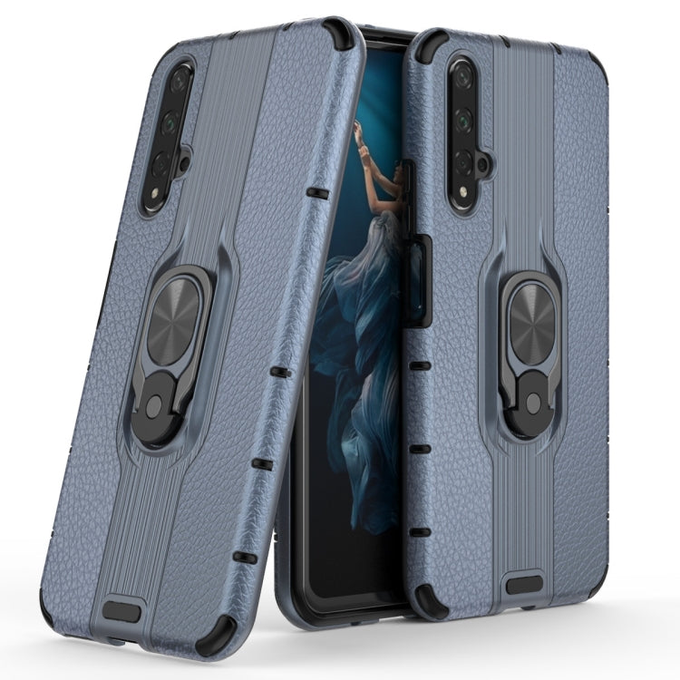 For Huawei Honor 20 Shockproof PC + TPU Case with Ring Holder