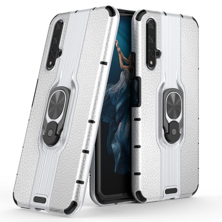 For Huawei Honor 20 Shockproof PC + TPU Case with Ring Holder