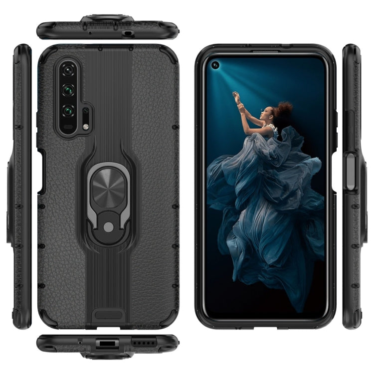 For Huawei Honor 20 Pro Shockproof PC + TPU Case with Ring Holder
