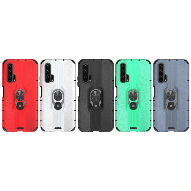 For Huawei Honor 20 Pro Shockproof PC + TPU Case with Ring Holder
