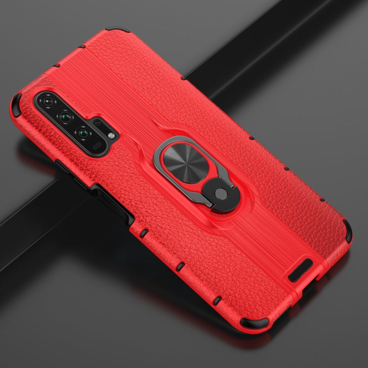 For Huawei Honor 20 Pro Shockproof PC + TPU Case with Ring Holder