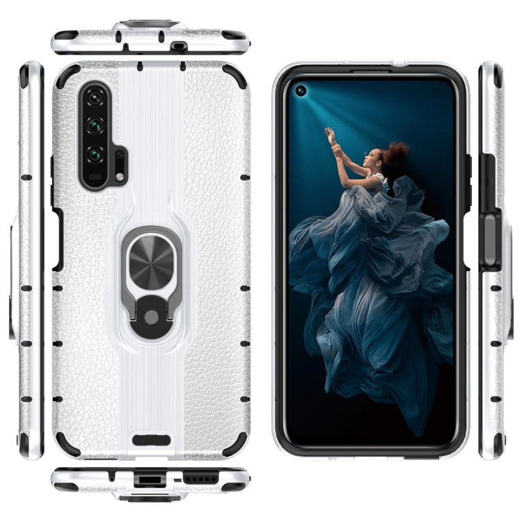 For Huawei Honor 20 Pro Shockproof PC + TPU Case with Ring Holder