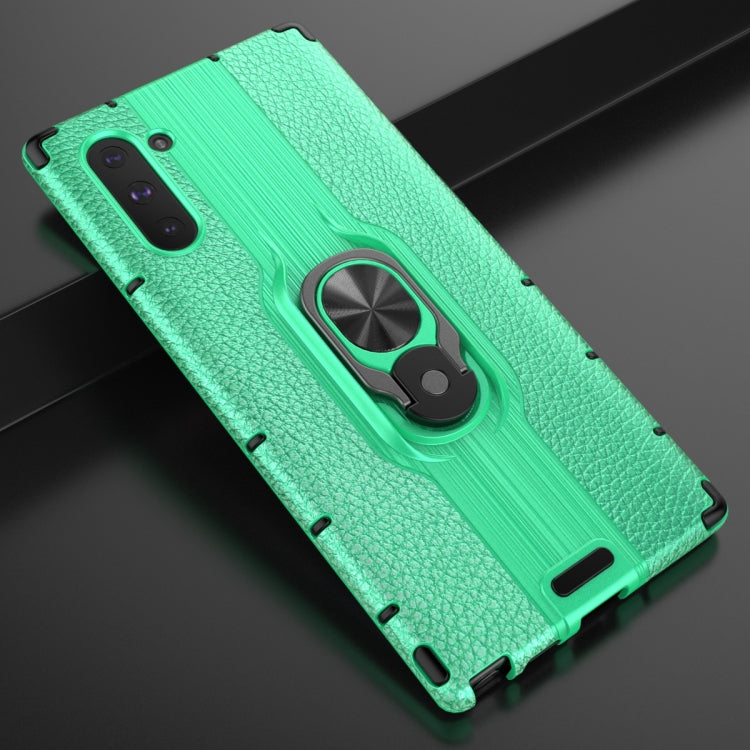 For Samsung Galaxy Note 10 Shockproof PC + TPU Case with Ring Holder