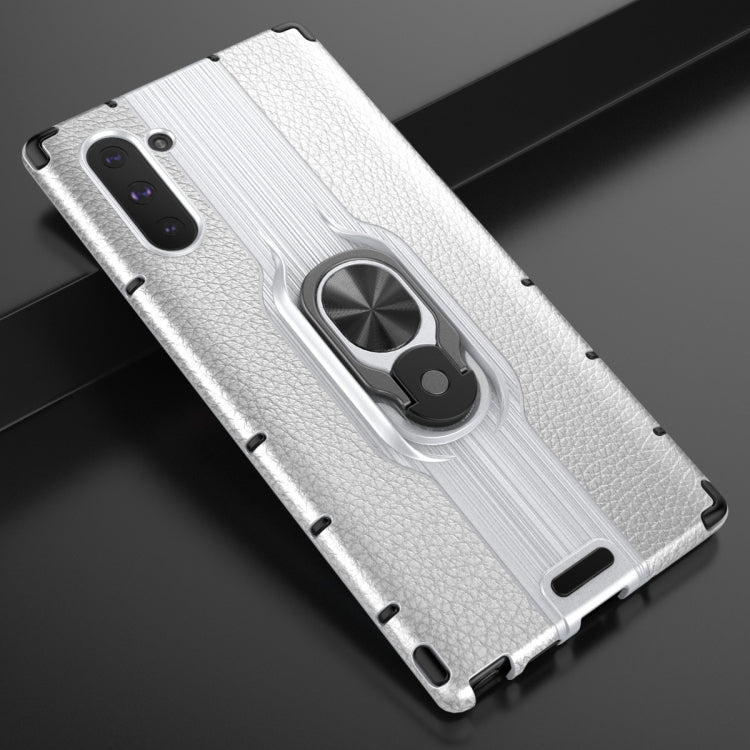 For Samsung Galaxy Note 10 Shockproof PC + TPU Case with Ring Holder