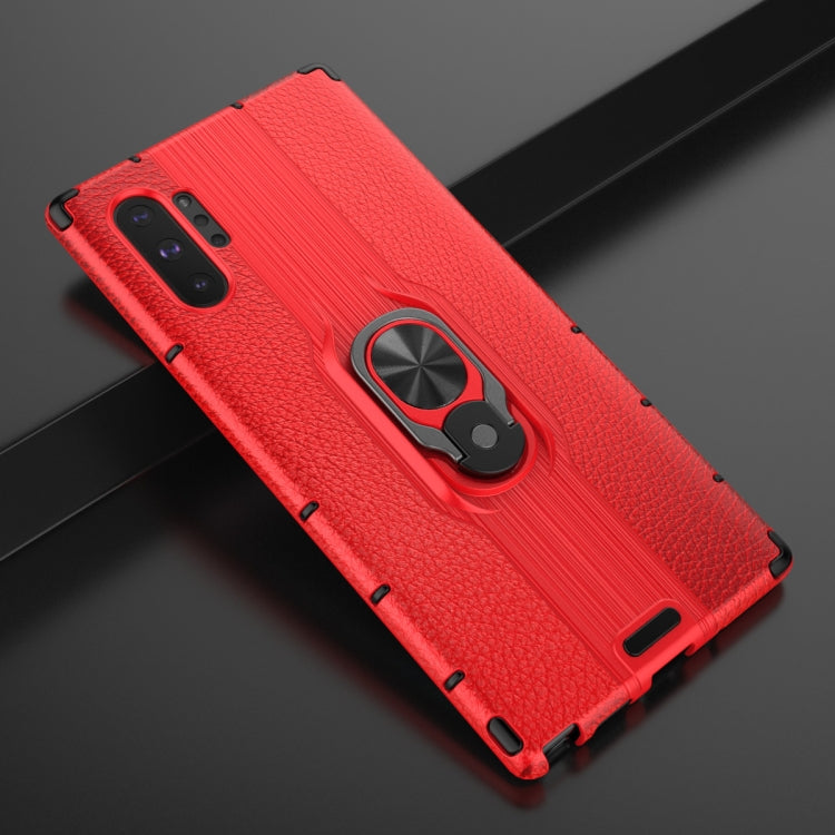 For Samsung Galaxy Note 10 Plus Shockproof PC + TPU Case with Ring Holder