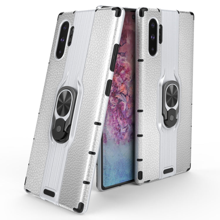 For Samsung Galaxy Note 10 Plus Shockproof PC + TPU Case with Ring Holder