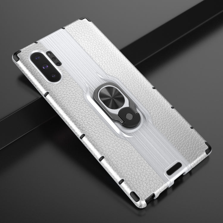 For Samsung Galaxy Note 10 Plus Shockproof PC + TPU Case with Ring Holder