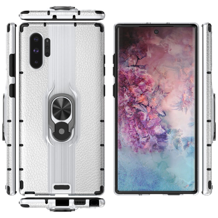 For Samsung Galaxy Note 10 Plus Shockproof PC + TPU Case with Ring Holder