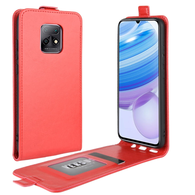 For Xiaomi Redmi 10X 5G / 10X Pro 5G R64 Texture Single Vertical Flip Leather Protective Case with Card Slots & Photo Frame